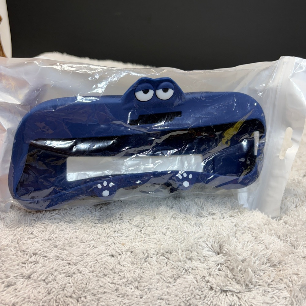 POZCIS Silicone Case for Bose SoundLink Plus‎ Cartoon Monster Cover Deep Blue